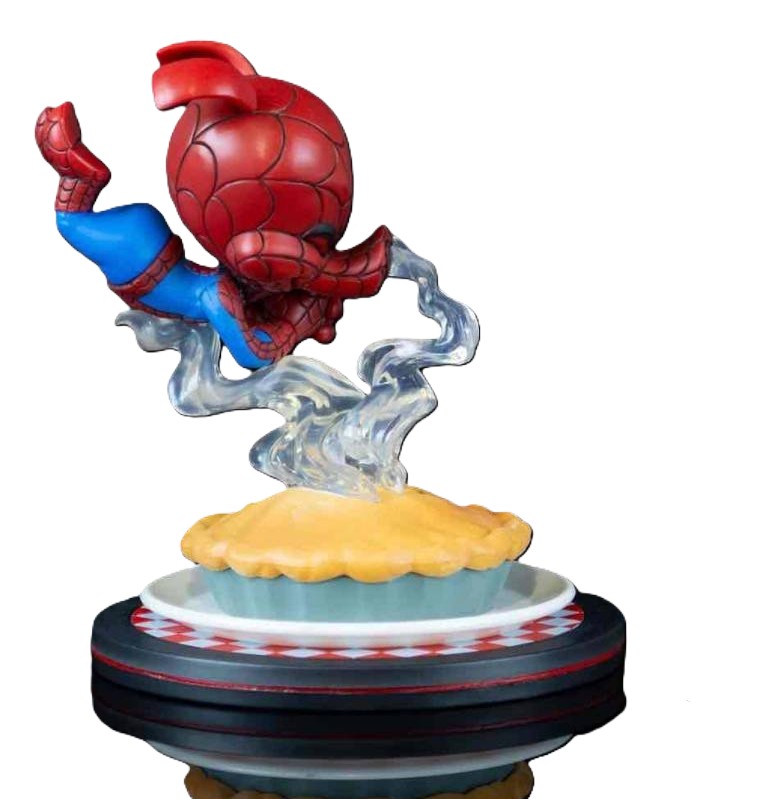 ESTATUA SPIDER HAM Q FIG DIORAMA QUANTUM MECHANIX