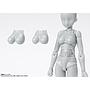 FIGURA ACCION S.H.FIGUARTS BODY CHAN SCHOOL LIFE EDITION DX SET GRAY COLOR VER. TAMASHII NATIONS