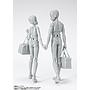 FIGURA ACCION S.H.FIGUARTS BODY CHAN SCHOOL LIFE EDITION DX SET GRAY COLOR VER. TAMASHII NATIONS