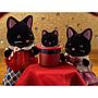 FAMILIA GATO MEDIANOCHE SYLVANIAN FAMILIES