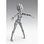 S.H.Figuarts BODY-CHAN -KEN SUGIMORI- Edition -WIREFRAME-(Gray Color Ver.) TAMASHII NATIONS